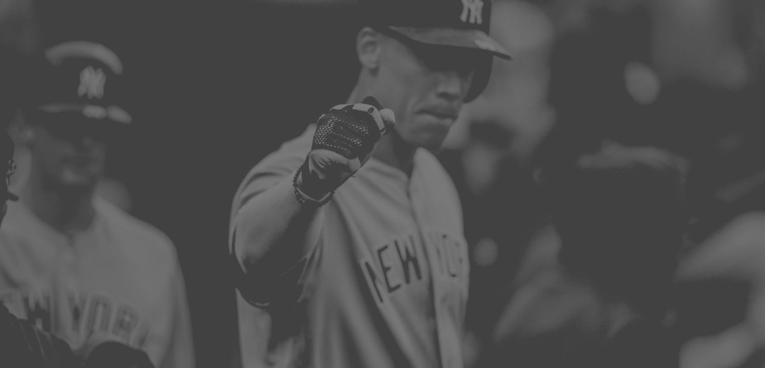 Image of Aaron Judge offering a fist bump.
